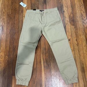 New Sz:34 Oscar Jeans Men's Khaki Chinos